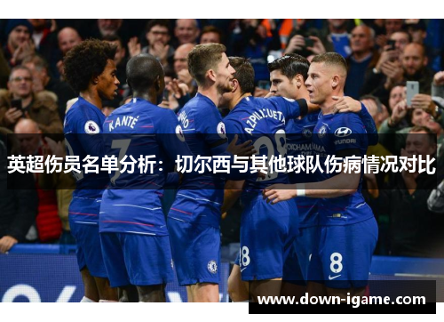 英超伤员名单分析：切尔西与其他球队伤病情况对比